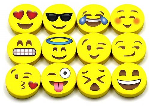 Emoji Erasers School Supplies