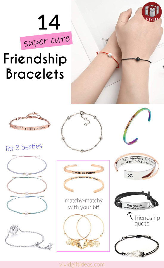 friendship bracelet set best friend bracelets