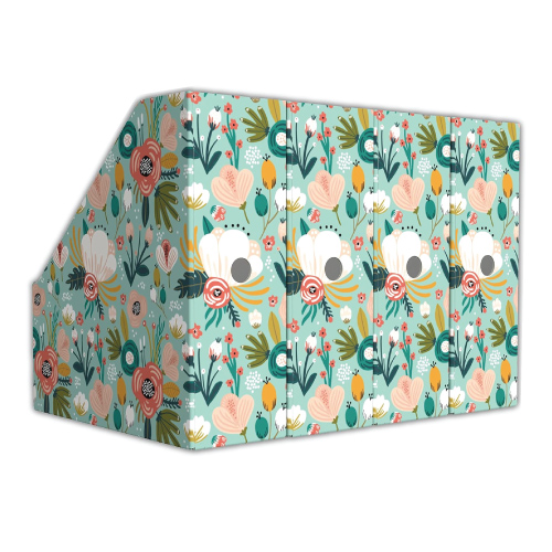 Magazine Holder Floral Stationery Supplies