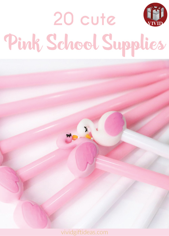 20 Cute Back-to-School Pink Supplies
