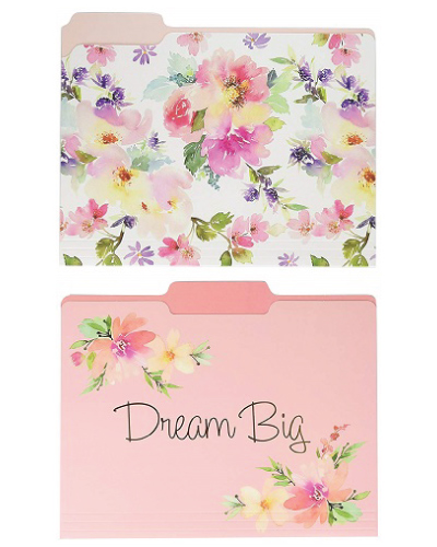 Graphique Watercolor Floral File Folder Set