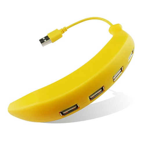 Banana Mini USB Hub Splitter | unique-gifts-for-coworkers