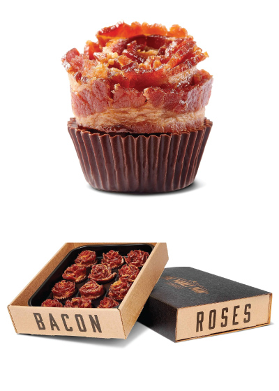  The Manly Man Company Bacon Rose Bouquets