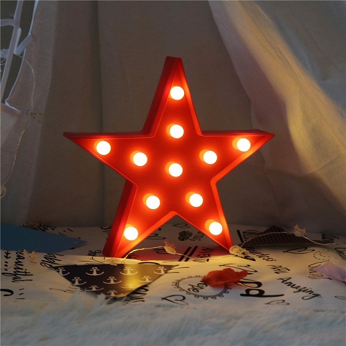 Star Shaped LED Marquee Sign