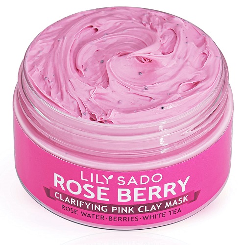LILY SADO ROSE BERRY Rose Water & Berries Pink Clay Mask 