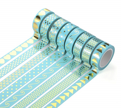 Agutape Foil Gold Washi Tape | Christmas Gifts for Teen Girls
