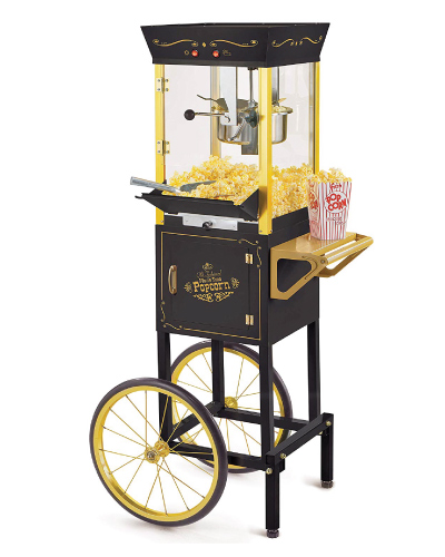 Nostalgia Vintage Popcorn Cart