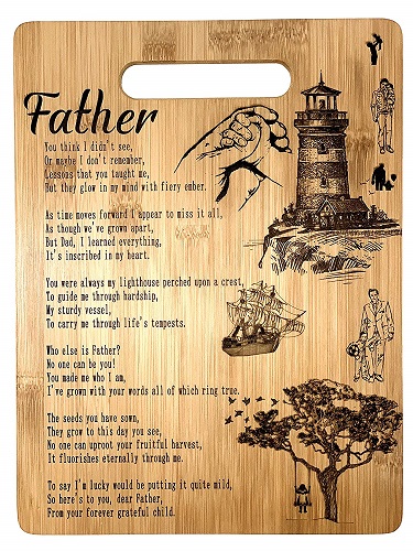 Father Poem Gift Board