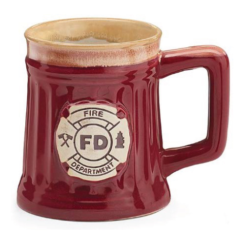 Fireman Porcelain Coffee Mug