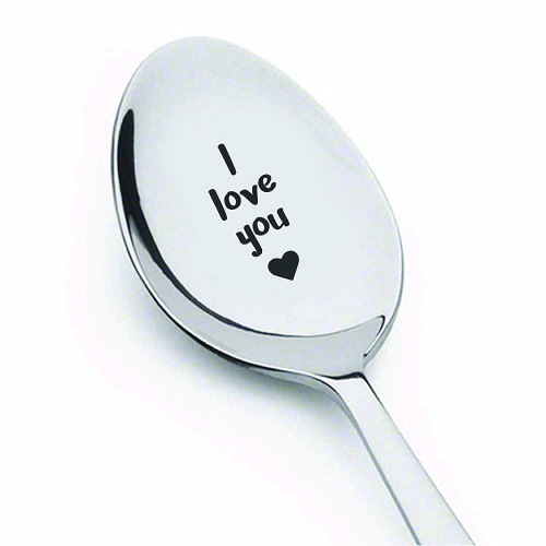 Love Engraving Spoon (First Valentine's Day gifts)