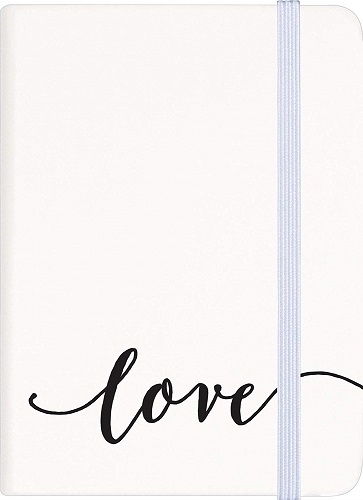 Love Classic White Composition Notebook