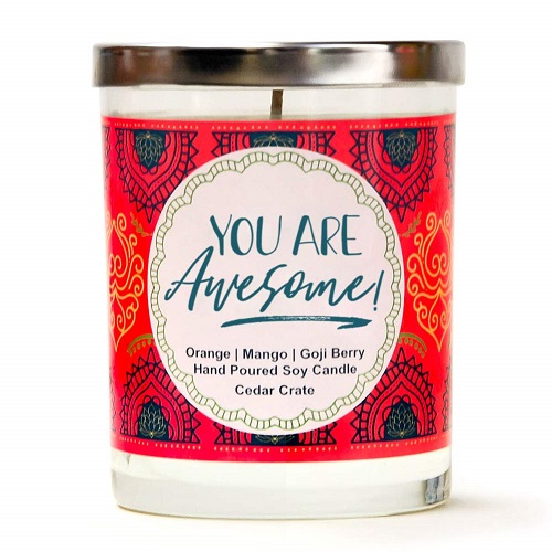 You are Awesome Luxury Scented Soy Candle