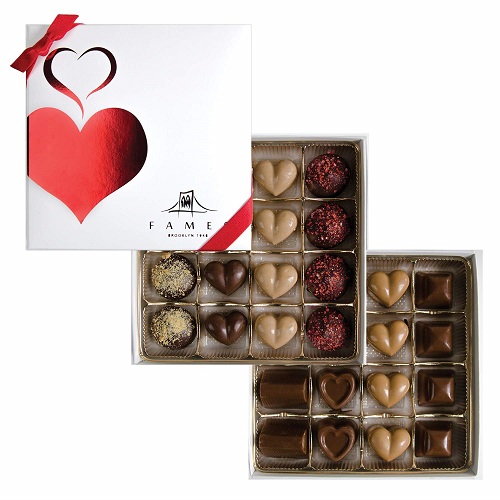 Valentine's Chocolate Box Chocolate Truffles