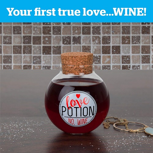 BigMouth Inc. Love Potion Stemless Wine Glass