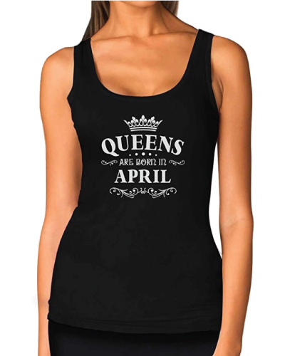 Queens are Born in April Shirt