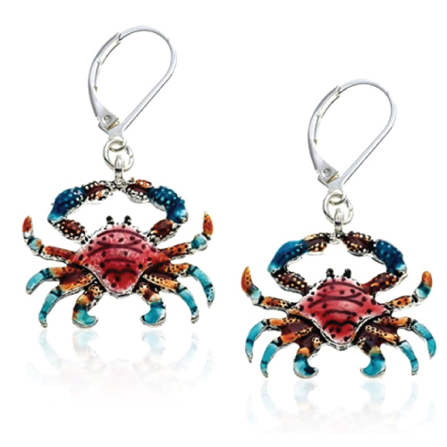 Fun Crab Earrings