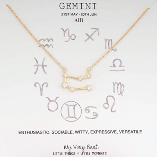 My Very Best Gemini Constellation Necklace