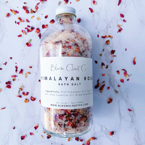 Himalayan Rose Bath Salt | June birthday ideas for her