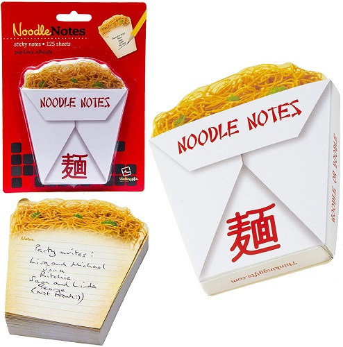 Yummy Noodle Sticky Notes | Easter basket gifts for college students