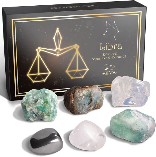 Libra Crystal and Healing Stone Set