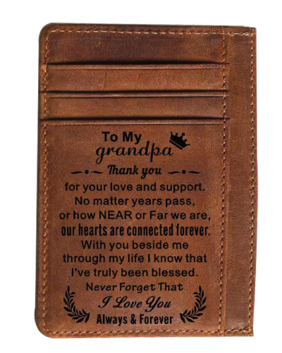 Grandpa Engraved Wallet