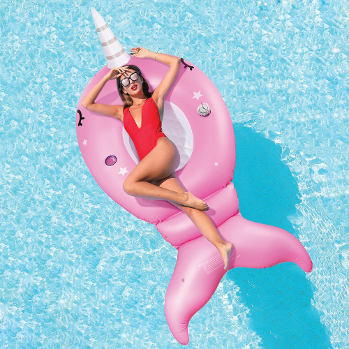 Pink Narwhal Adult Float