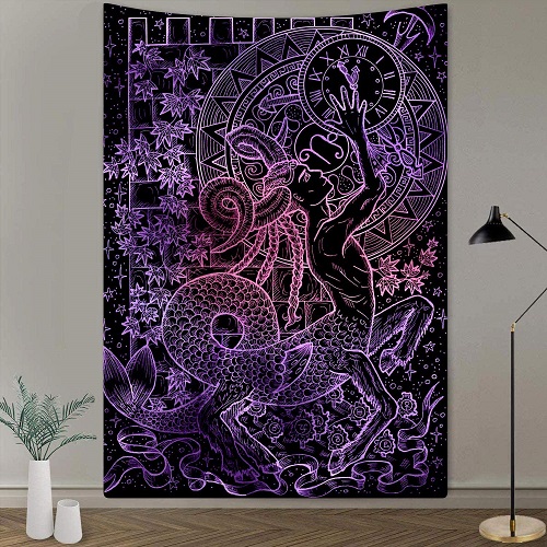 Capricorn Constellation Tapestry Signs