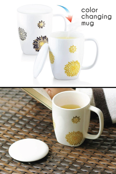 ZENS Chrysanthemum Color Changing Mug