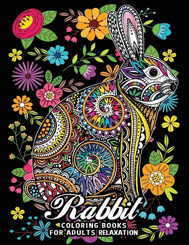 Rabbit Coloring Books for Adults Relaxation