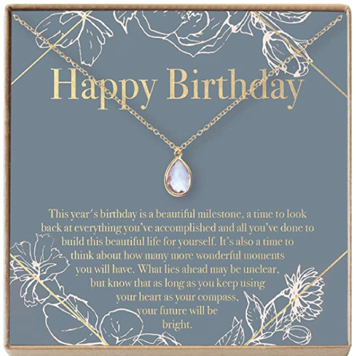 Dear Ava Birthday Gift Necklace