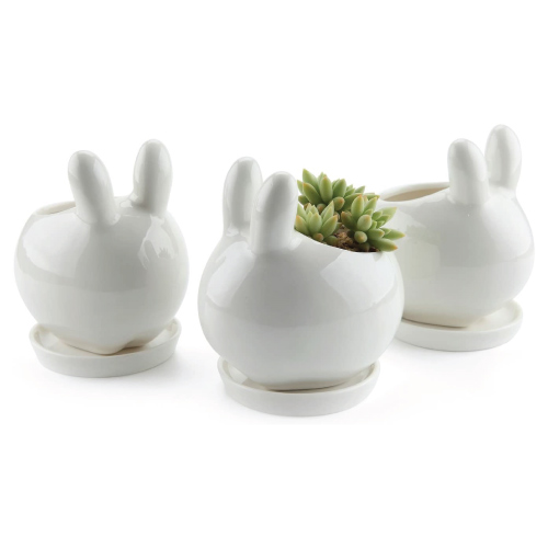 White Rabbit Planter Pot