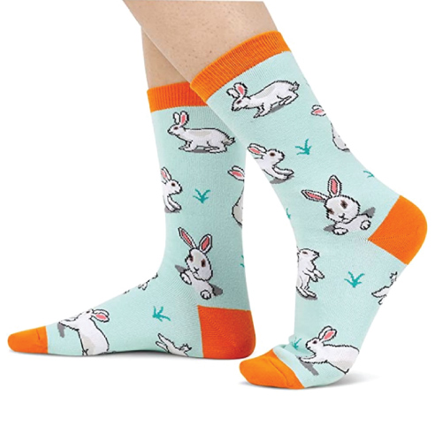 Blue Bunny Socks
