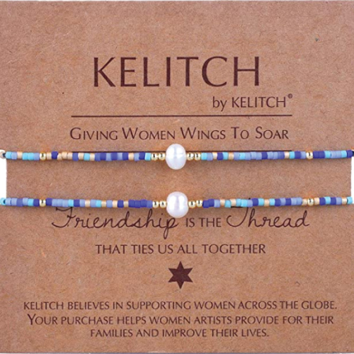 KELITCH Seed Bead Friendship Bracelets