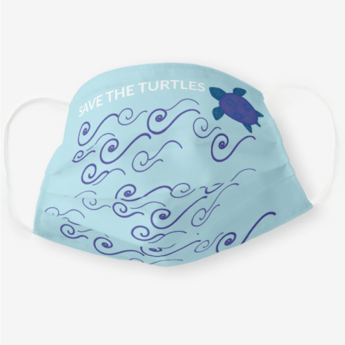 Save The Turtles Face Mask