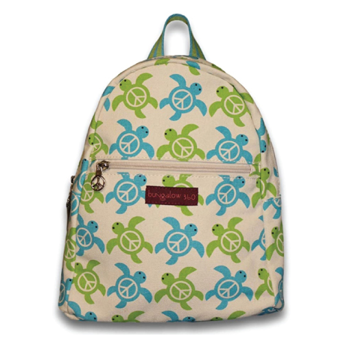 Bungalow 360 Turtle Pattern Mini Backpack