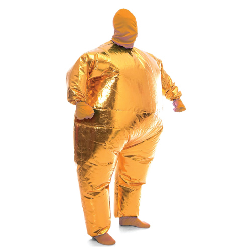 Inflatable Gold Man Costume
