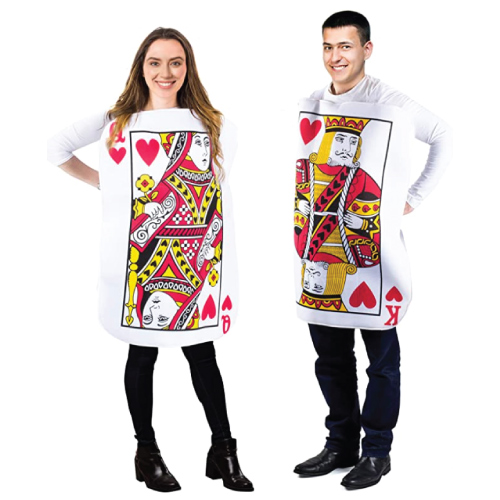Poker Card Matching Costumes for Adults