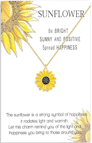 Sunflower Boho Necklace