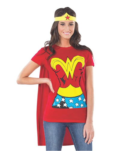 DC Comics Wonder Woman T-Shirt With Cape