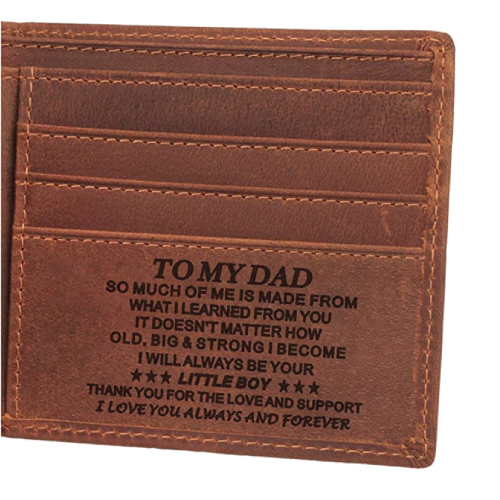 Engraved Dad Wallet