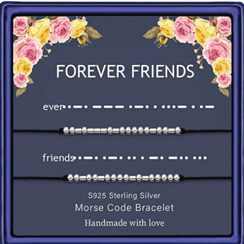 Forever Friends Morse Code Bracelet for Women