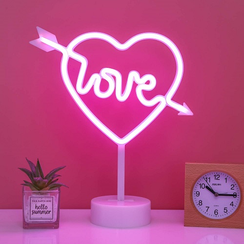 Romantic Love Neon Sign
