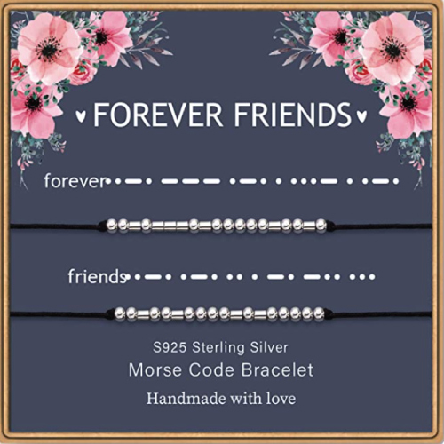 Friends Morse Code Bracelet