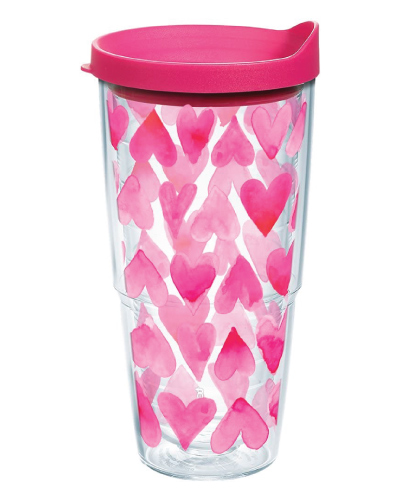 Tervis Pink Hearts All Over Insulated Tumbler 