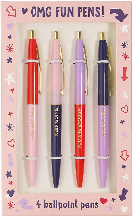 Ballpoint Pens With Inspiring QuotesÂ 