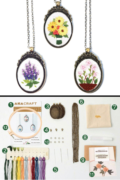 Retro Necklace Series Embroidery Starter Kit