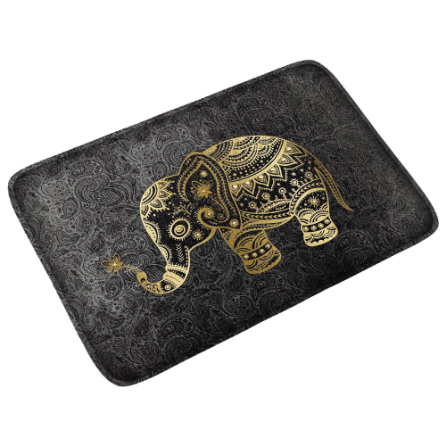 Gold Elephant Non-Slip Doormat