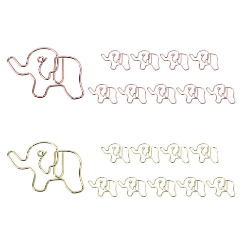 Elephant Shaped Paper Clips