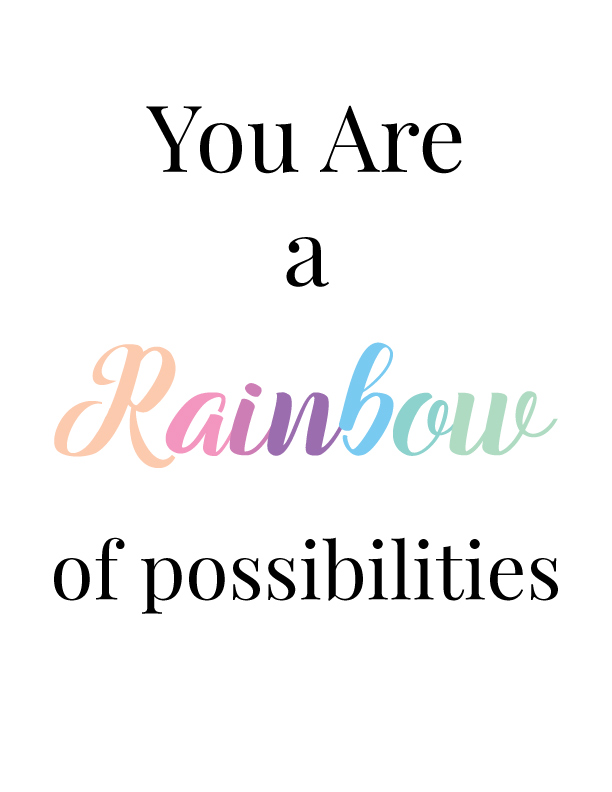 20 Best Rainbow Quote Posters | DIY FREE Printables