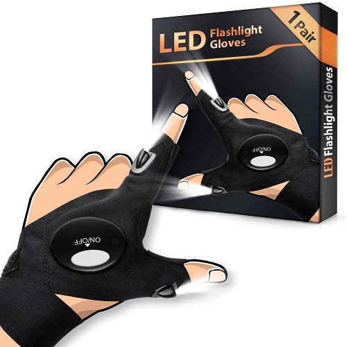Flashlight Gloves (fun stocking filler for teens)